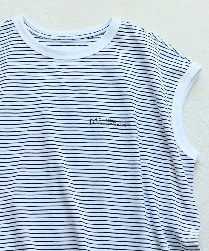 細條紋 法式袖 PIN BORDER FRENCH SLEEVE TEE T恤