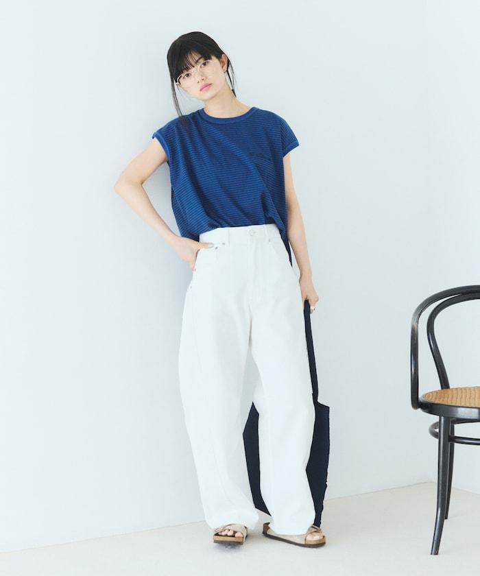 細條紋 法式袖 PIN BORDER FRENCH SLEEVE TEE T恤