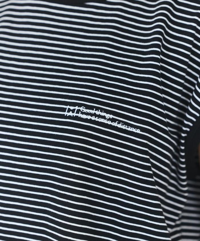 細條紋 法式袖 PIN BORDER FRENCH SLEEVE TEE T恤