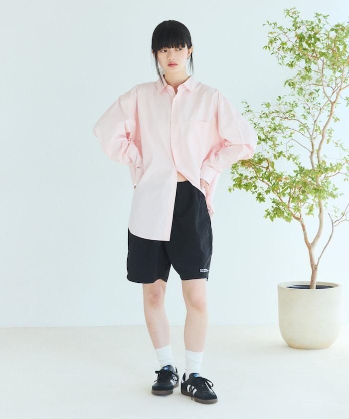 基礎Logo尼龍寬鬆短褲 BASIC LOGO SHORTS