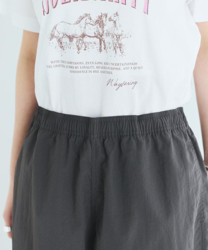 基礎Logo尼龍寬鬆短褲 BASIC LOGO SHORTS