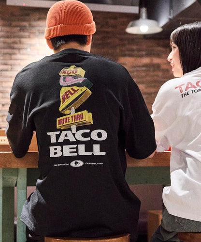 TACOBELL×FREAK'S STORE 聯名 寬鬆廓形 背部印花 圓領T恤