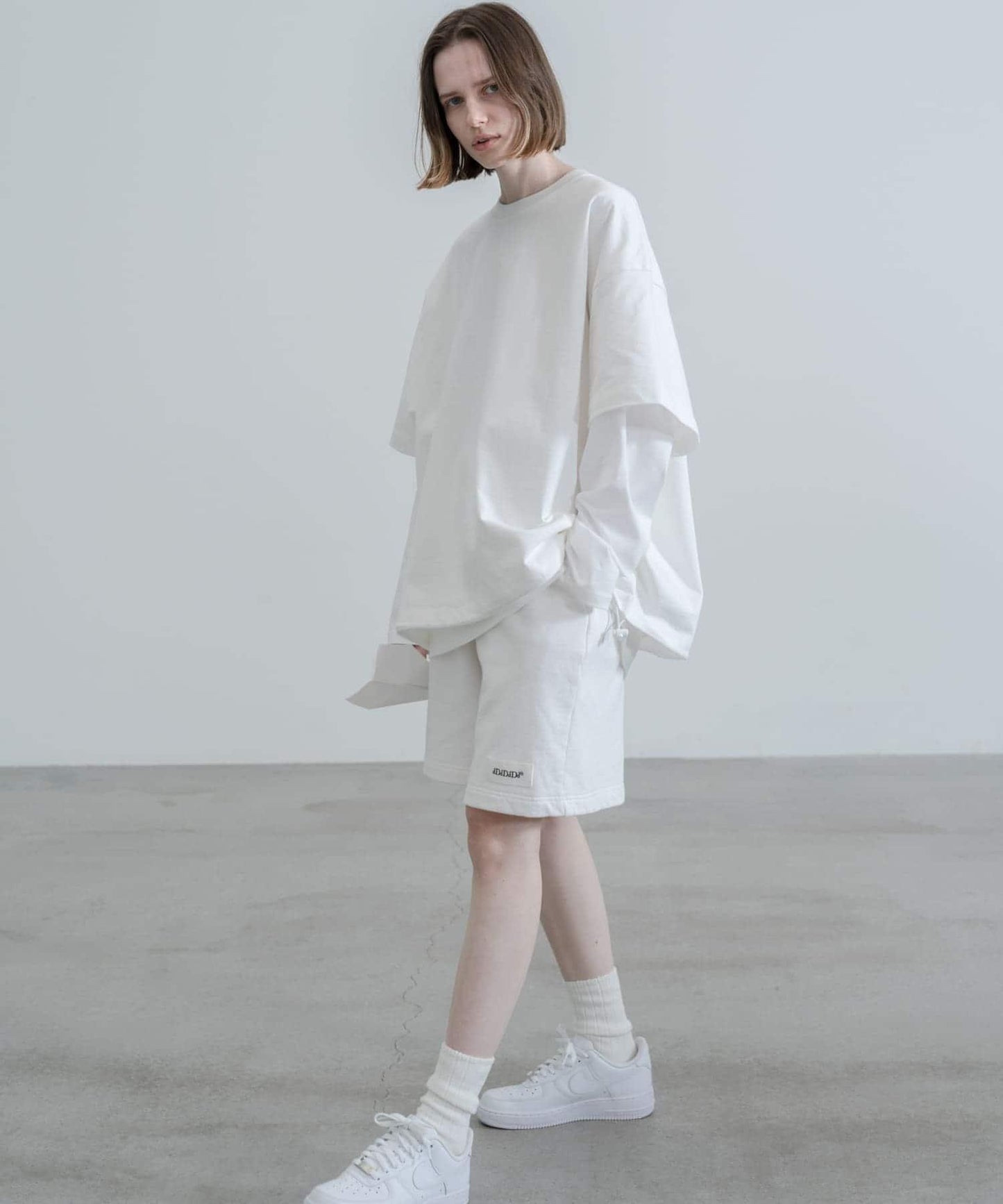 dDdDdDd BIG DRAWSTRING SHORT-SLEEVE T-SHIRTS 寬鬆抽繩短袖T恤