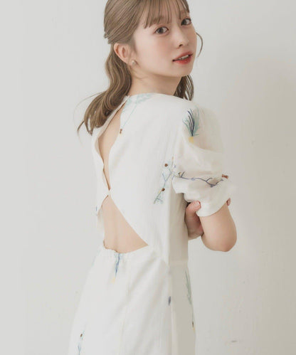 網絡限定 SOLASE BLOOM ONEPIECE 連衣裙