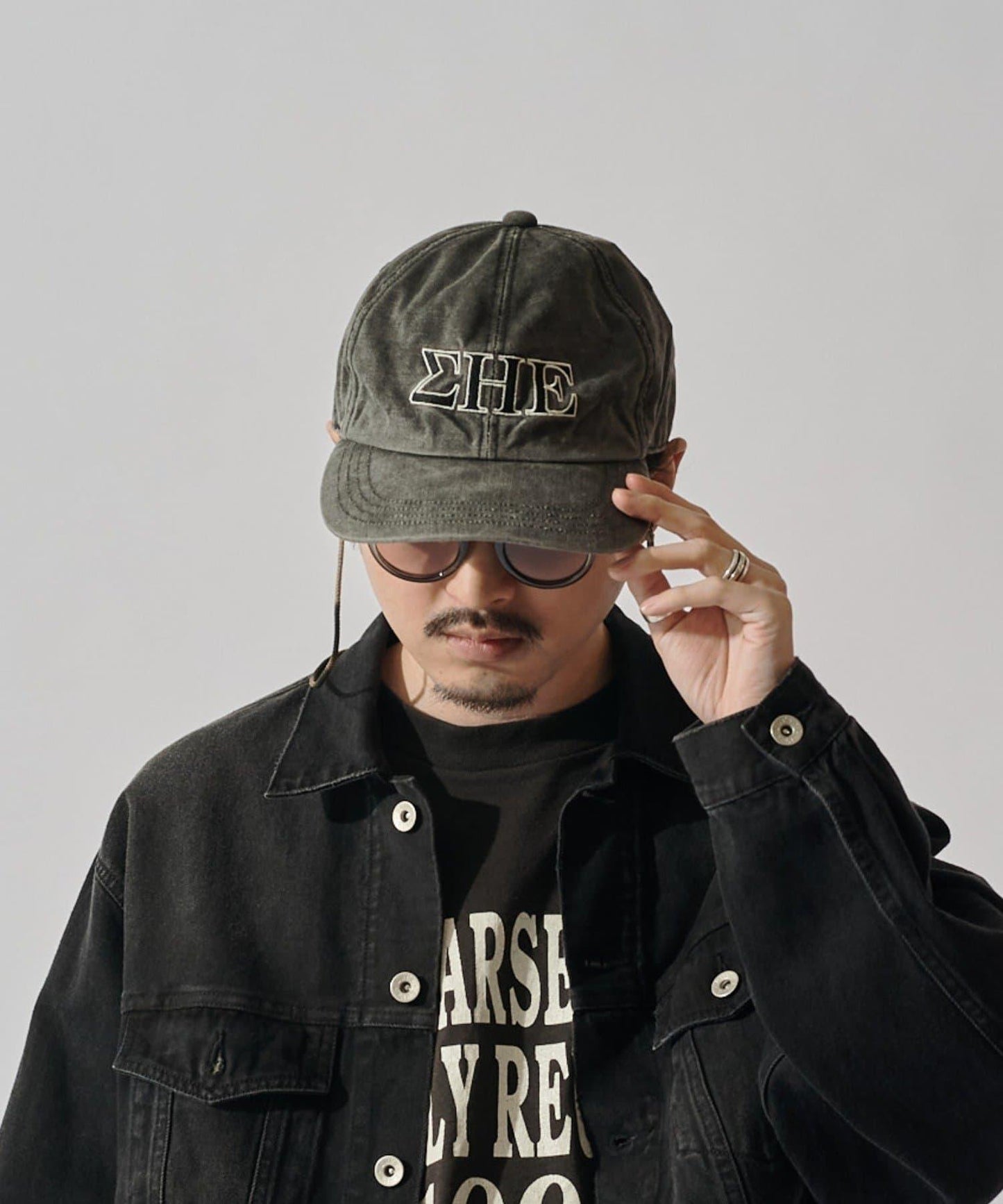deep 6panel cap greek 棒球帽