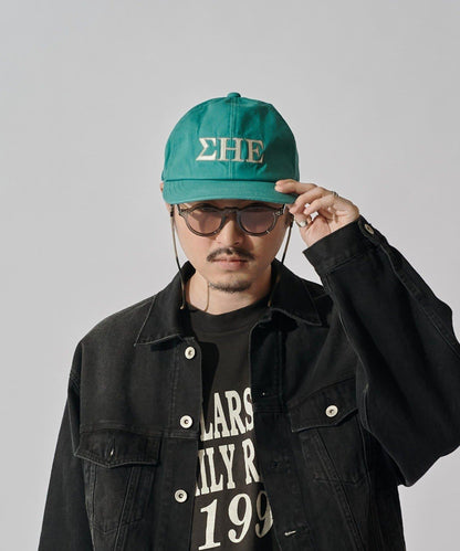 deep 6panel cap greek 棒球帽