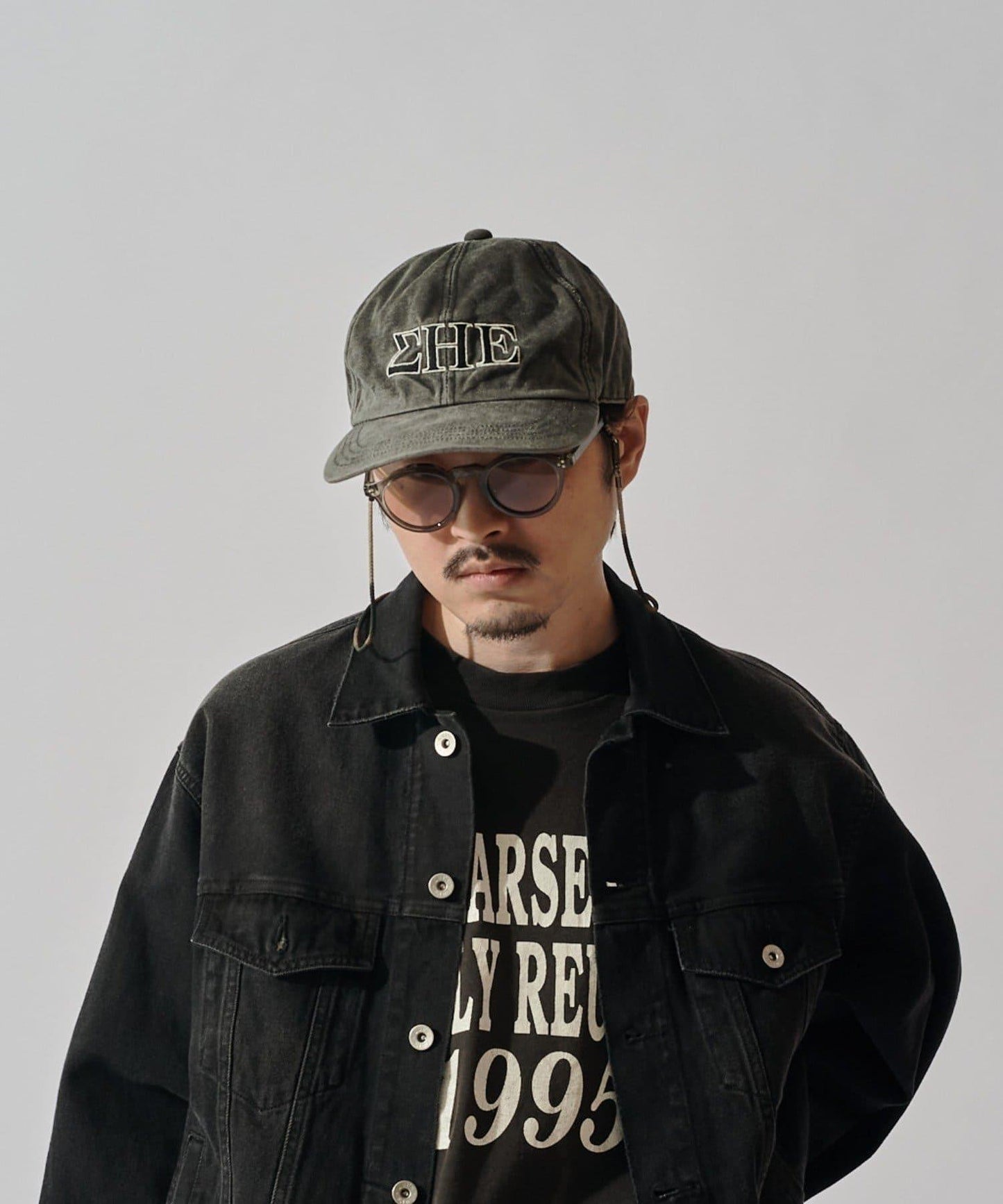 deep 6panel cap greek 棒球帽