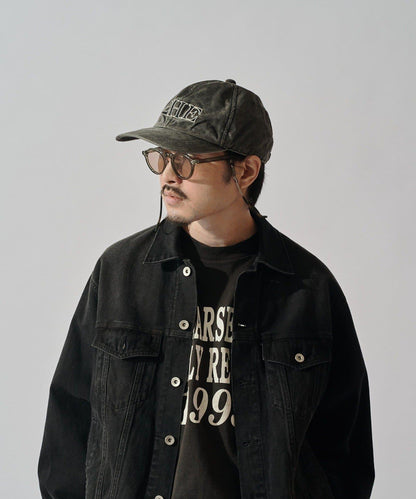 deep 6panel cap greek 棒球帽
