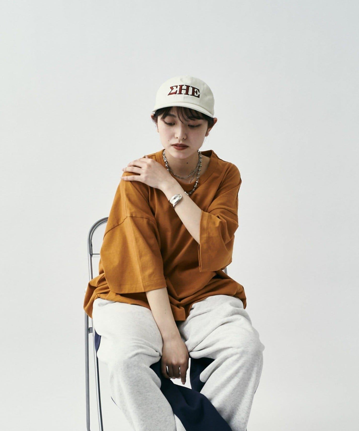 deep 6panel cap greek 棒球帽