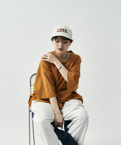 deep 6panel cap greek 棒球帽