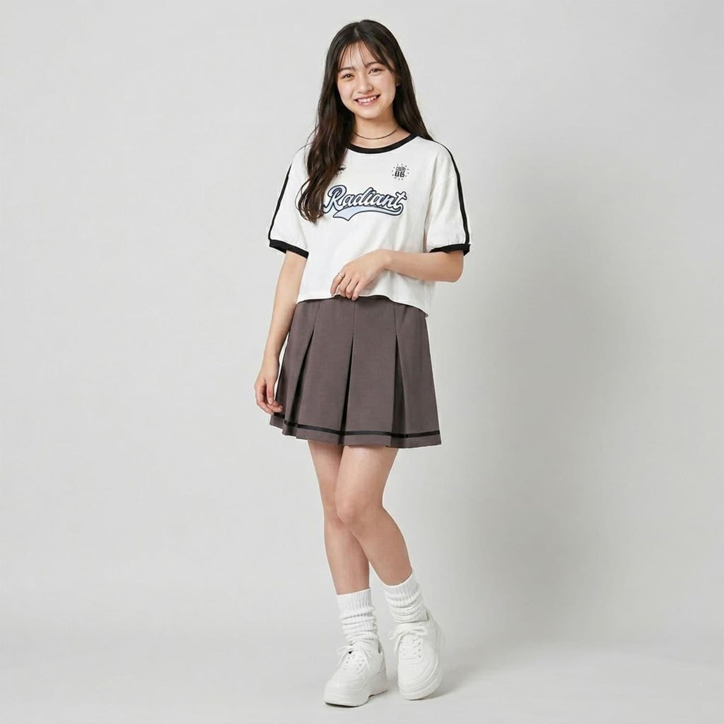 milkycoast 撞色羅紋領 T恤