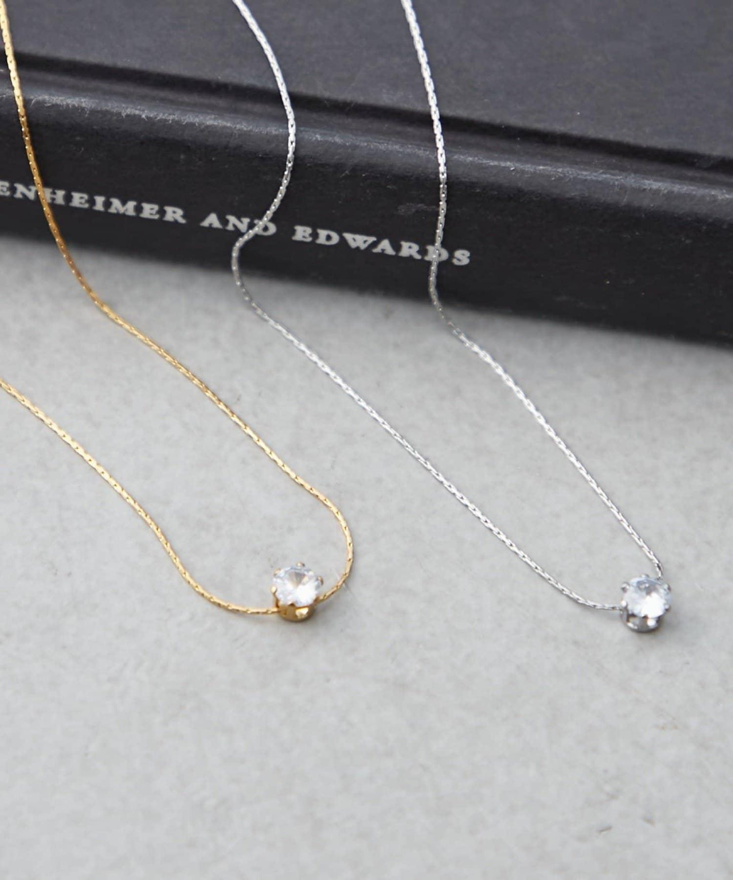 簡約單顆寶石項鍊