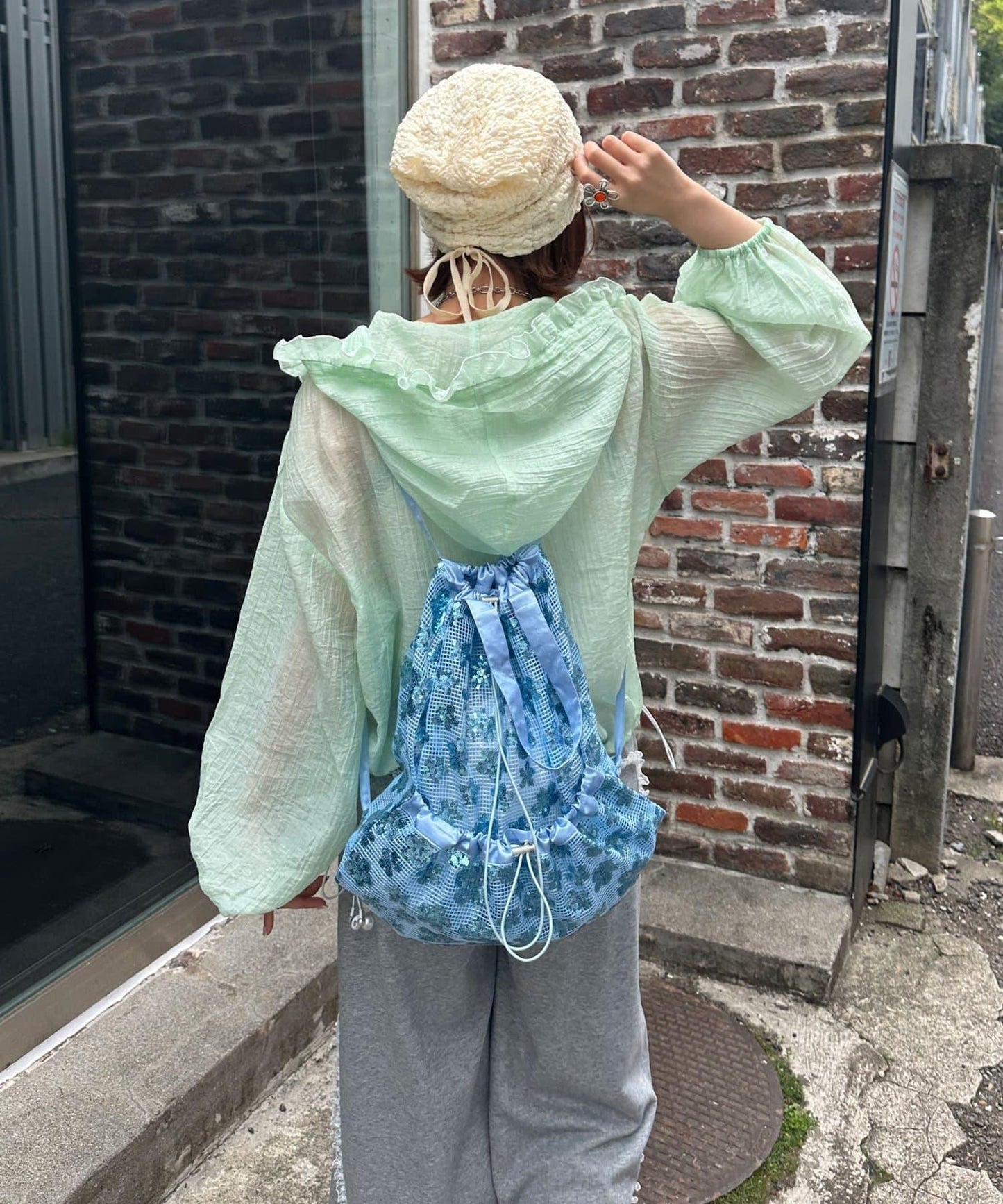 HELLO.SANFRANCISCO/ハローサンフランシスコ 亮片抽繩包