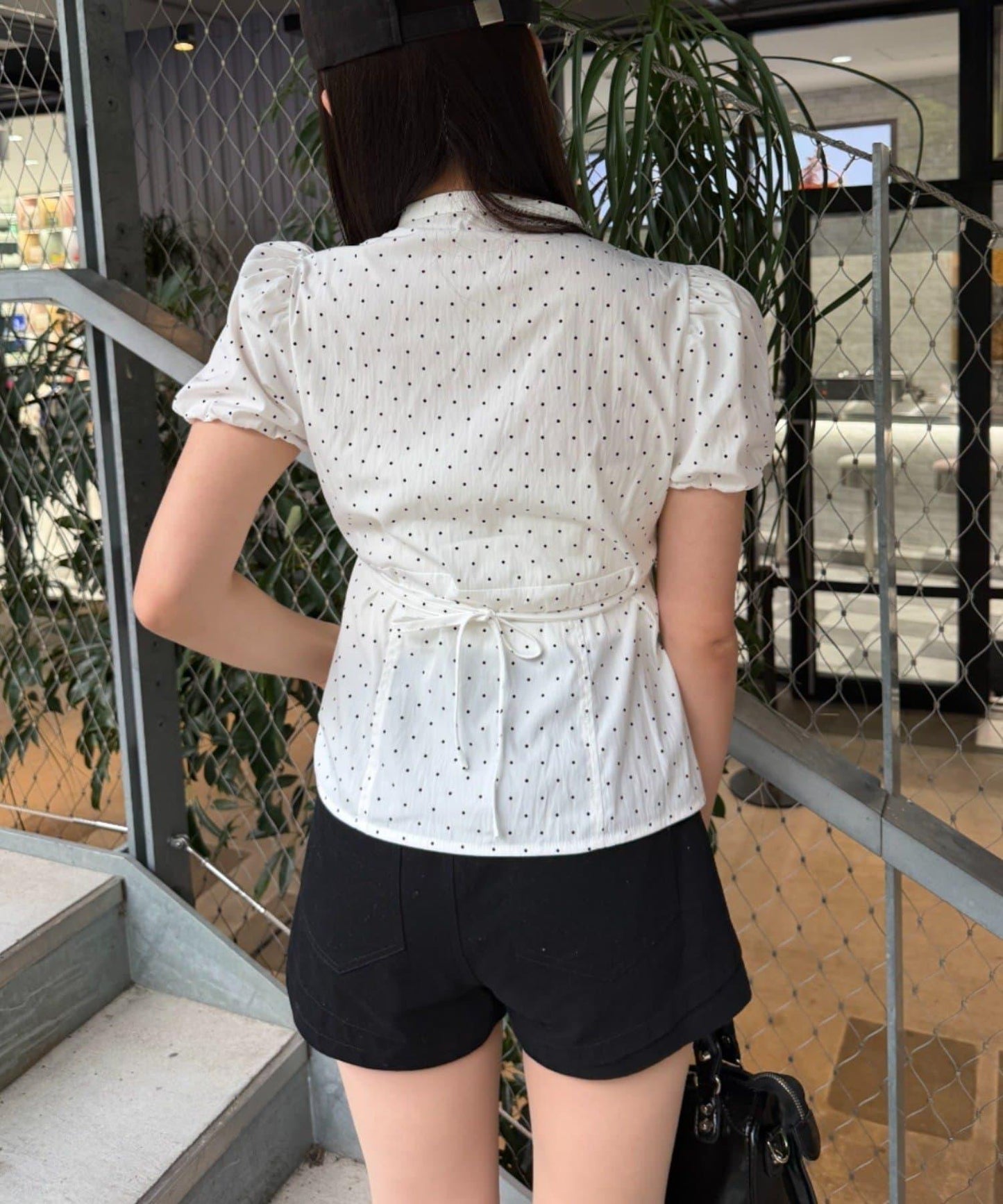 開襟荷葉邊襯衫（五色可選）