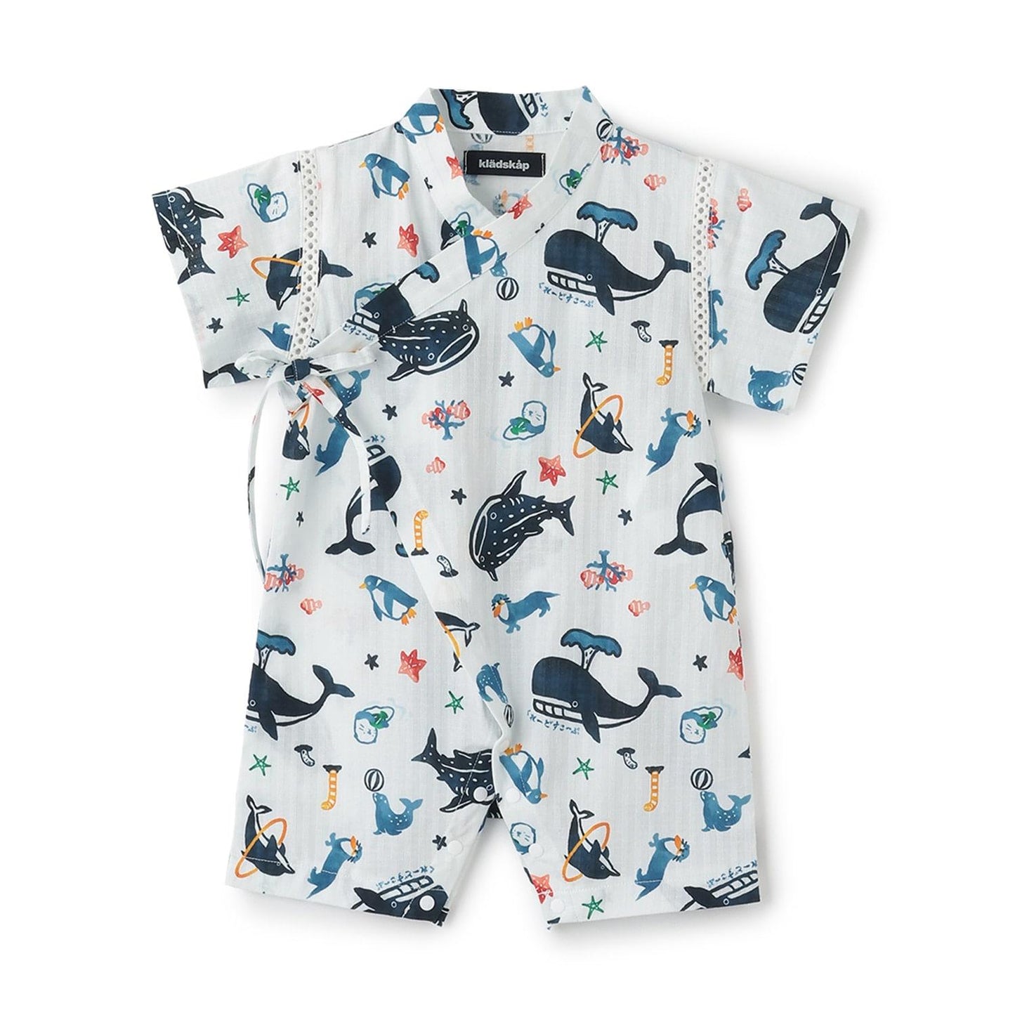 水族館圖案 甚平連體服