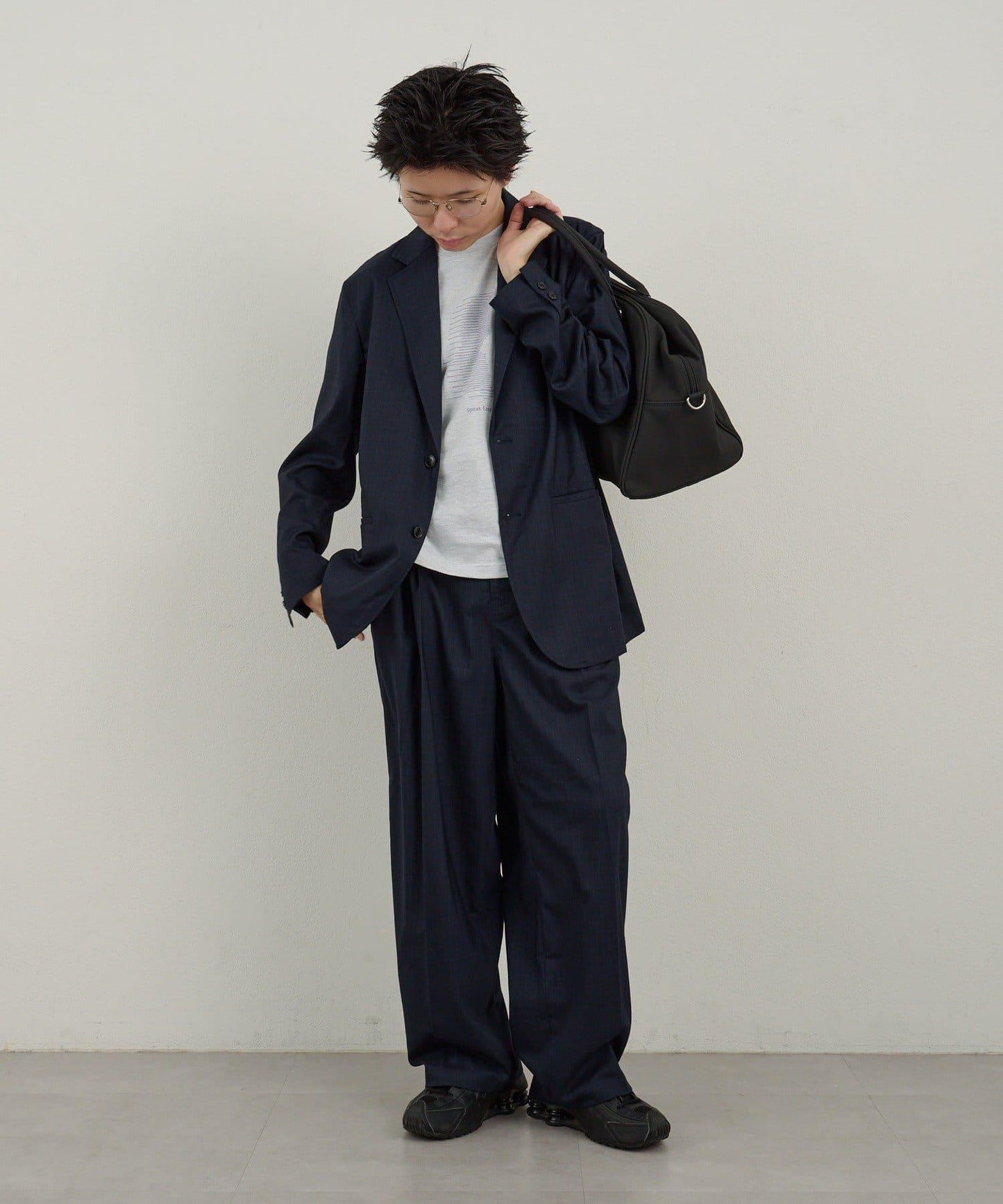 Kastane 打褶寬鬆西裝褲
