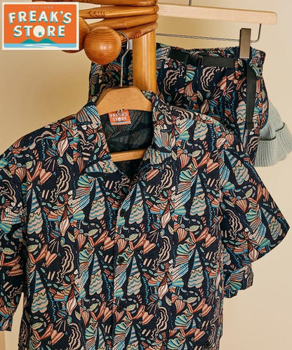 FREAK'S STORE for BEACH & FES 再生尼龍 短袖襯衫