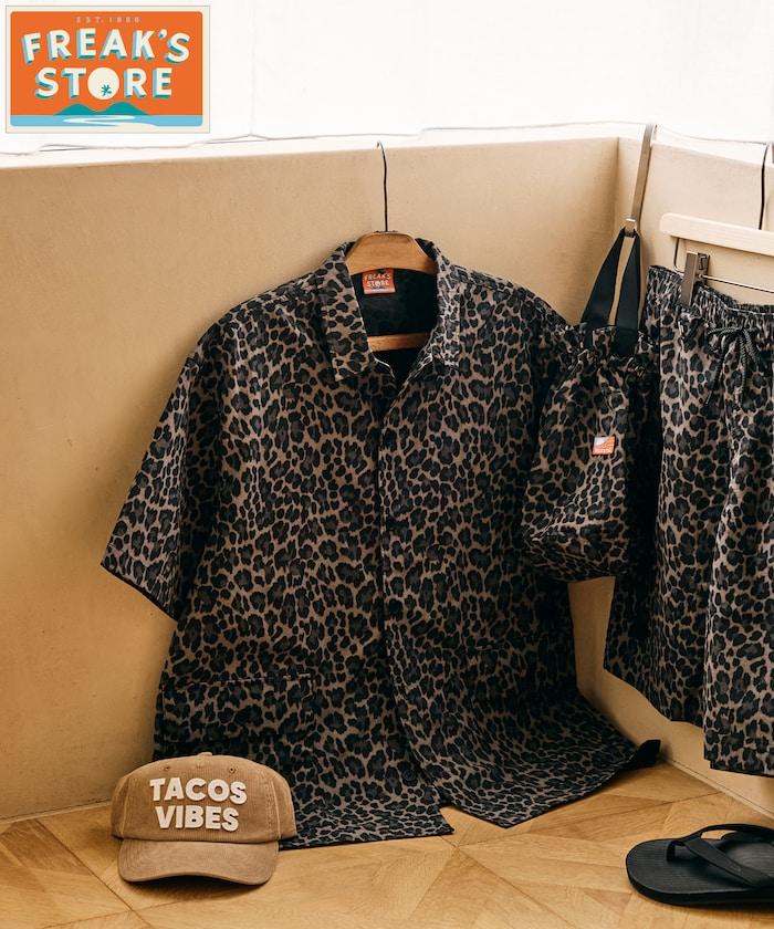 FREAK'S STORE for BEACH & FES 再生尼龍 短袖襯衫