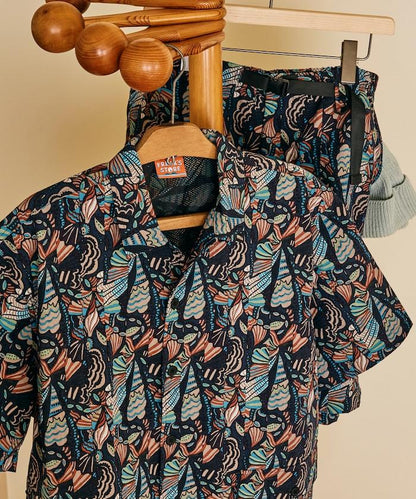 FREAK'S STORE for BEACH & FES 再生尼龍 短袖襯衫