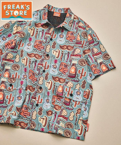 FREAK'S STORE for BEACH & FES 再生尼龍 短袖襯衫
