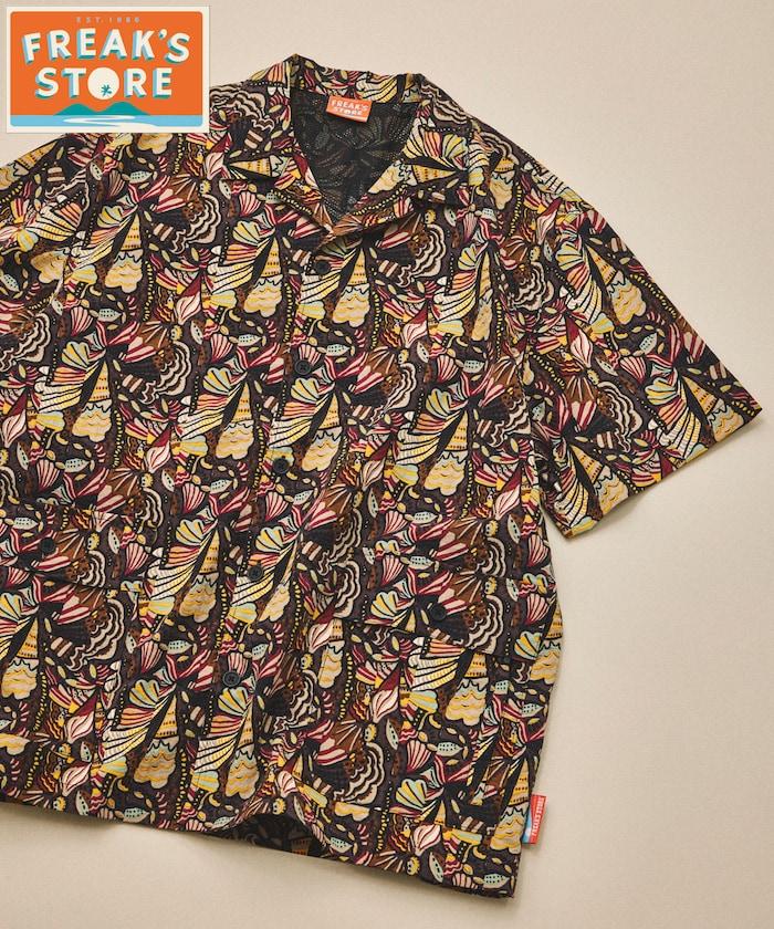 FREAK'S STORE for BEACH & FES 再生尼龍 短袖襯衫