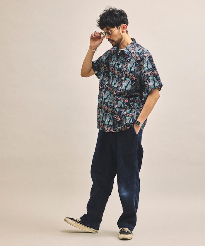 FREAK'S STORE for BEACH & FES 再生尼龍 短袖襯衫