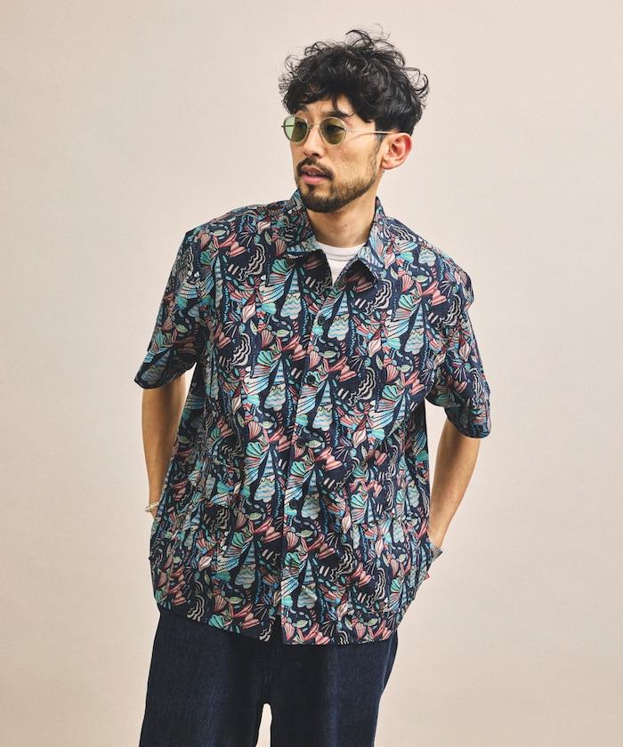 FREAK'S STORE for BEACH & FES 再生尼龍 短袖襯衫