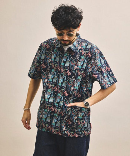 FREAK'S STORE for BEACH & FES 再生尼龍 短袖襯衫