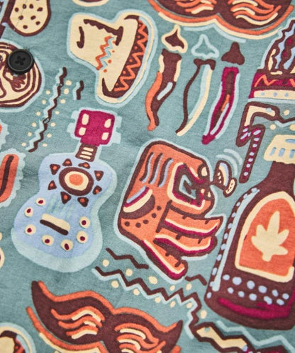 FREAK'S STORE for BEACH & FES 再生尼龍 短袖襯衫