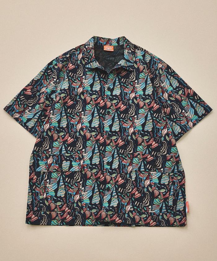 FREAK'S STORE for BEACH & FES 再生尼龍 短袖襯衫