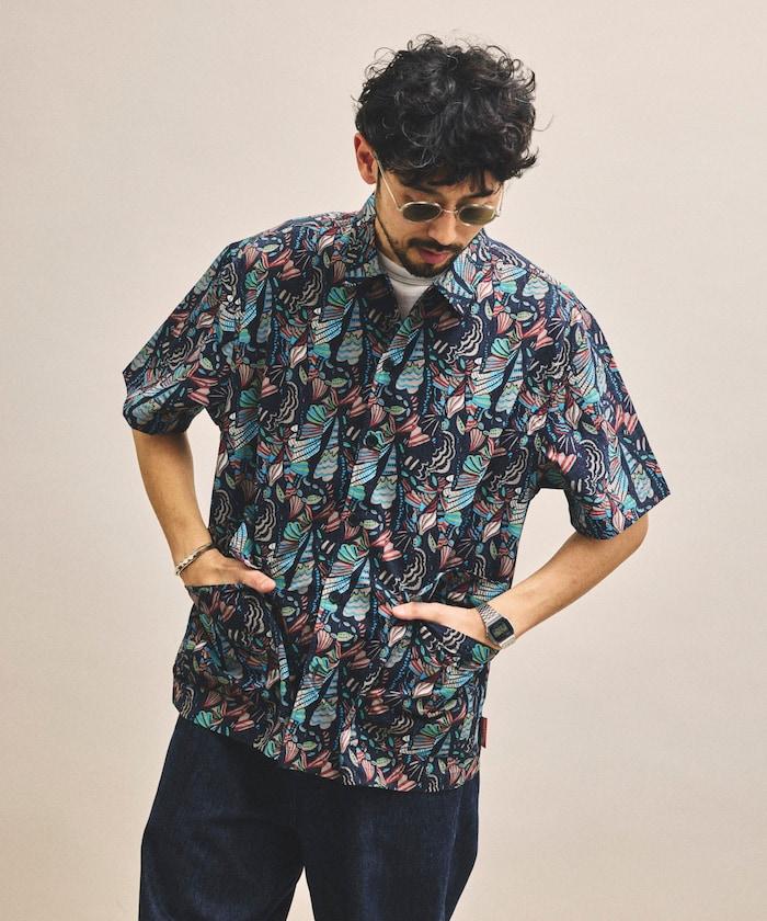 FREAK'S STORE for BEACH & FES 再生尼龍 短袖襯衫