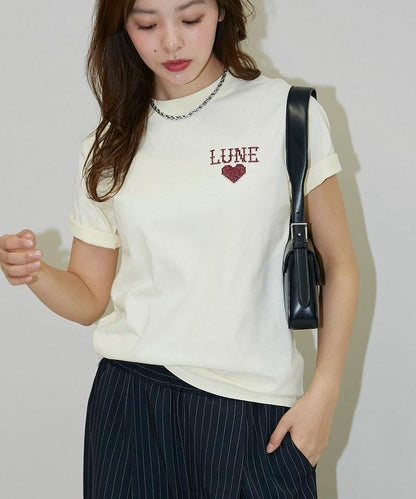 ハート クロスステッチ Tシャツ　限定展開