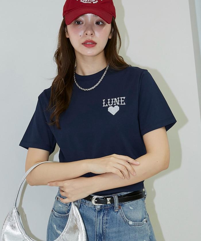ハート クロスステッチ Tシャツ　限定展開