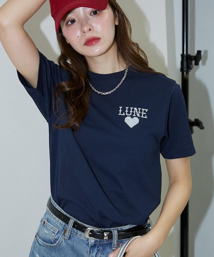 ハート クロスステッチ Tシャツ　限定展開