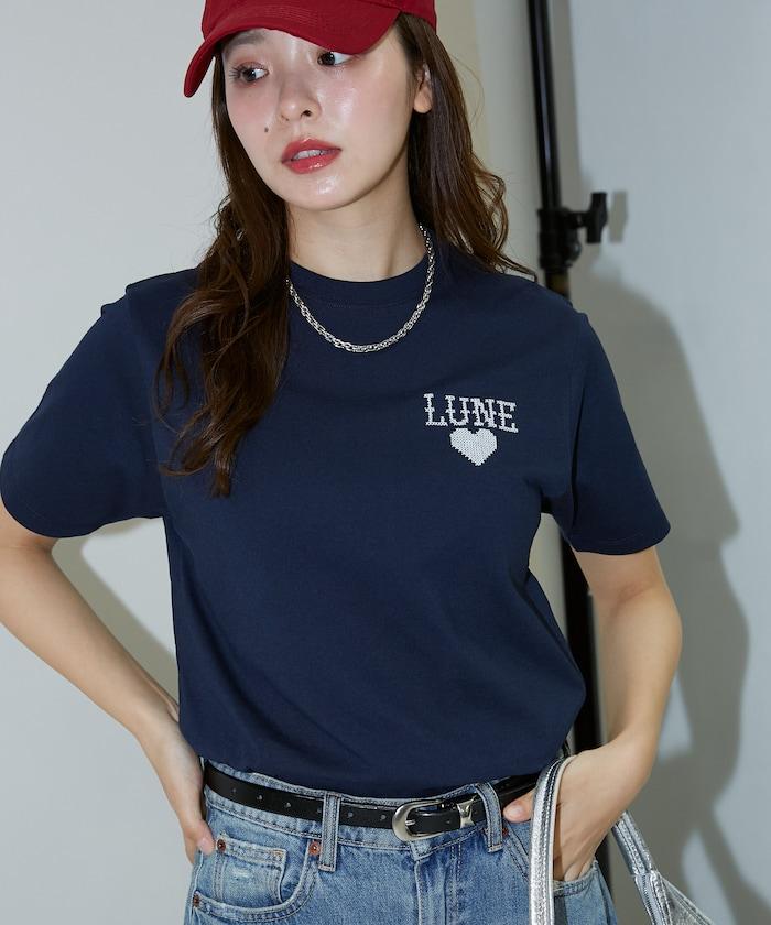 ハート クロスステッチ Tシャツ　限定展開