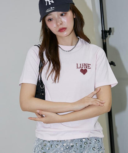 ハート クロスステッチ Tシャツ　限定展開