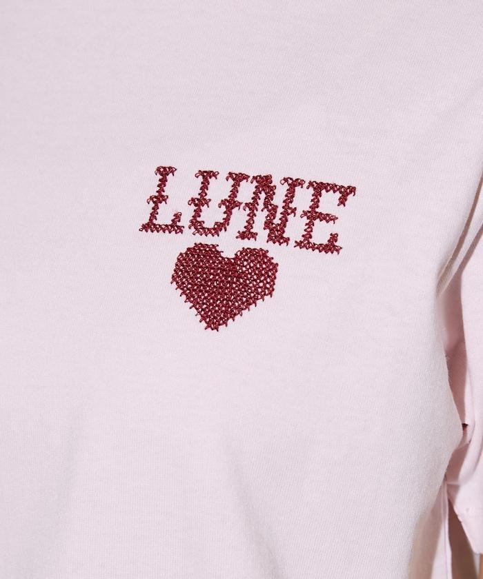ハート クロスステッチ Tシャツ　限定展開