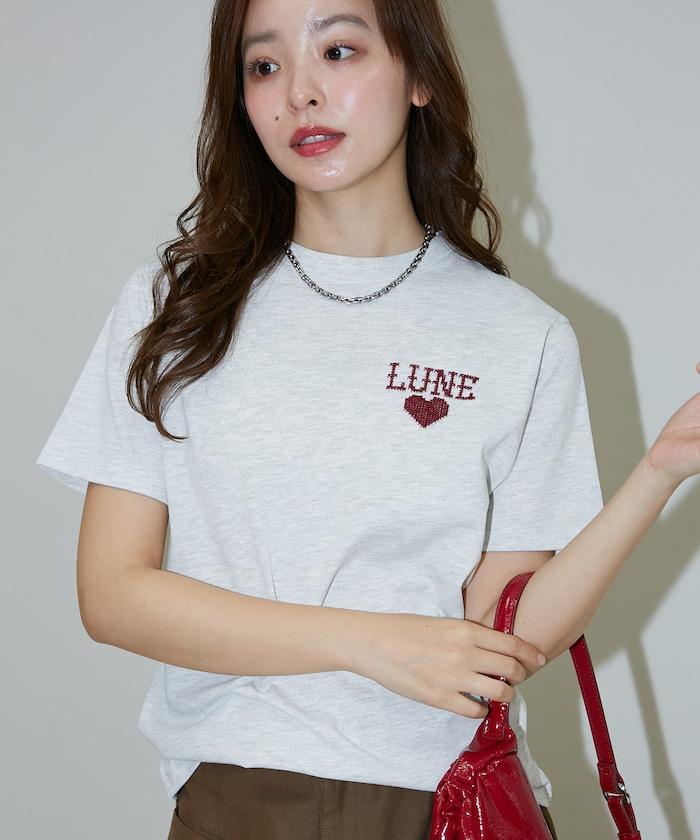 ハート クロスステッチ Tシャツ　限定展開
