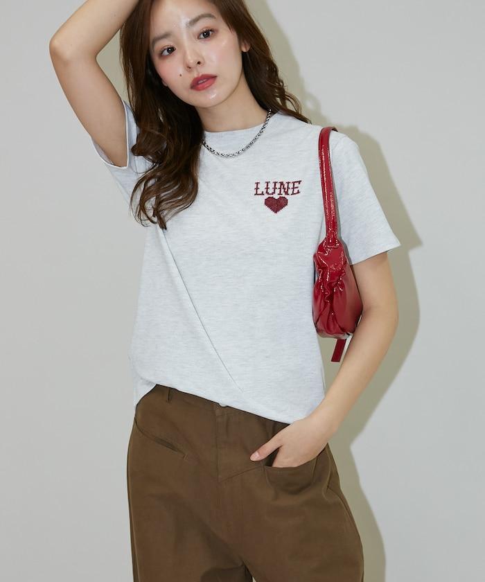 ハート クロスステッチ Tシャツ　限定展開