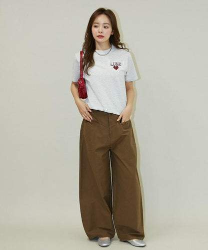 ハート クロスステッチ Tシャツ　限定展開