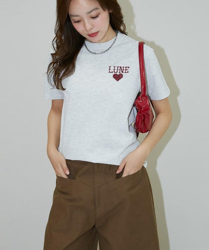 ハート クロスステッチ Tシャツ　限定展開