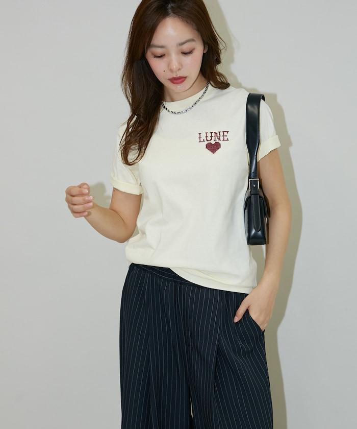ハート クロスステッチ Tシャツ　限定展開