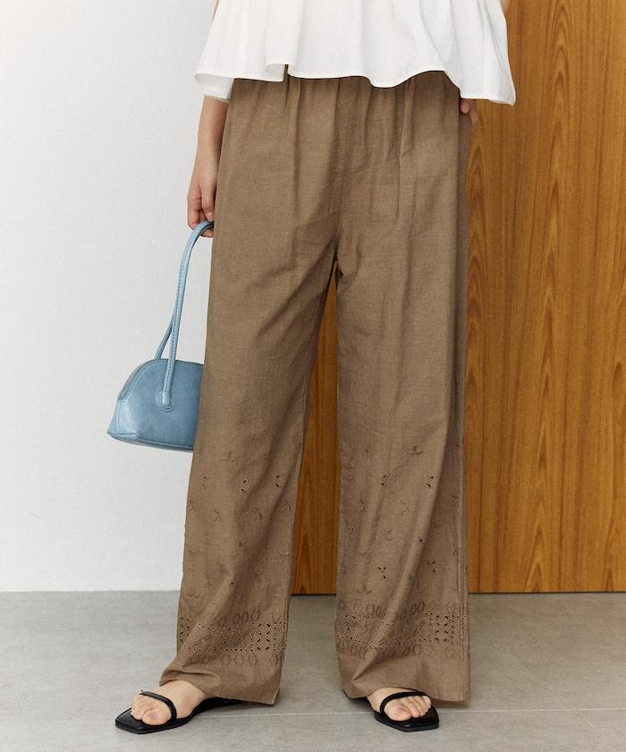 インド 刺繍 イージーパンツ　限定展開