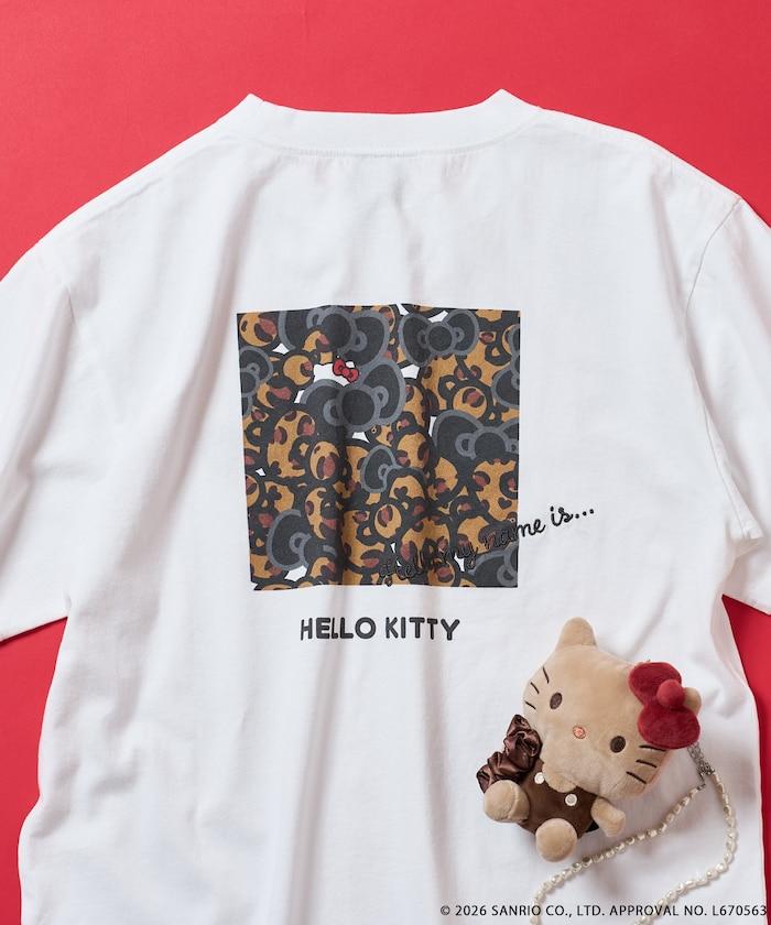 HELLO KITTY（凱蒂貓） 動物圖案印花T恤