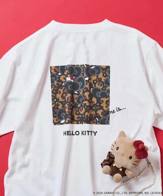 HELLO KITTY（凱蒂貓） 動物圖案印花T恤