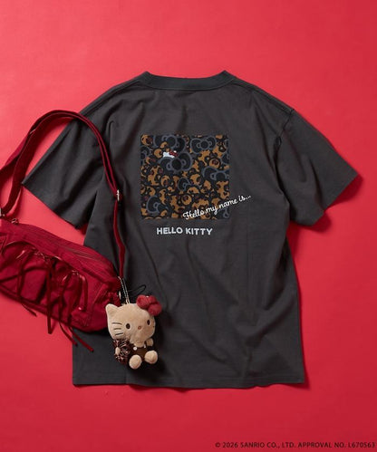 HELLO KITTY（凱蒂貓） 動物圖案印花T恤