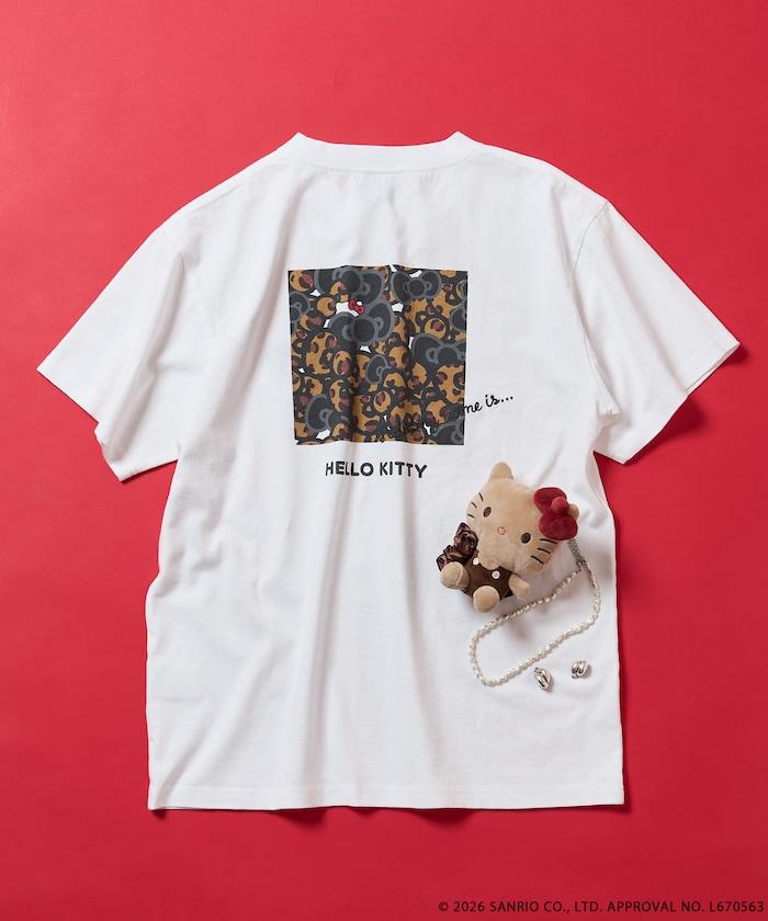 HELLO KITTY（凱蒂貓） 動物圖案印花T恤