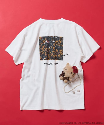 HELLO KITTY（凱蒂貓） 動物圖案印花T恤