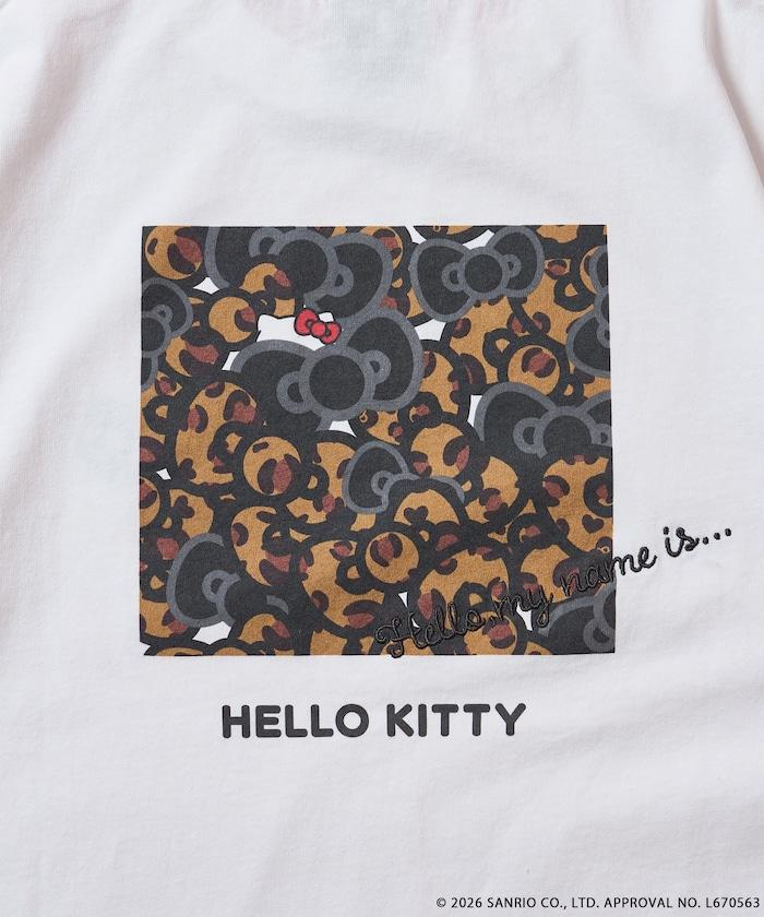 HELLO KITTY（凱蒂貓） 動物圖案印花T恤