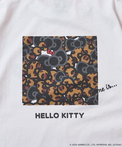 HELLO KITTY（凱蒂貓） 動物圖案印花T恤